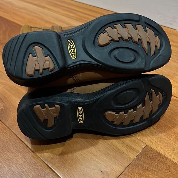 Keen Womens Tyretread Tall Riding Boots Snow Leather Waterproof Tan Size 6.5 - Picture 3 of 8